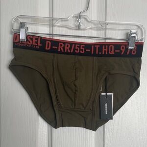 NWT - Diesel Olive briefs.